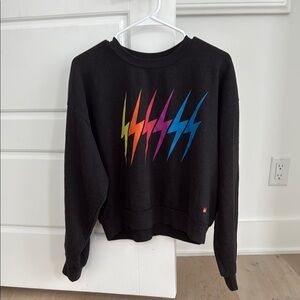 Black Graphic Women's Sweater